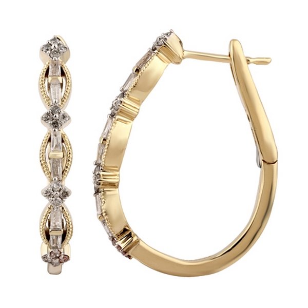 10K 0.32-0.35CT D-HOOPS TPR/RDS